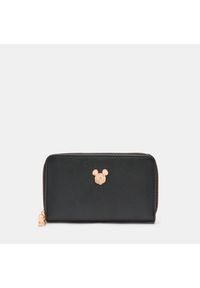 Sinsay - Duży portfel z Mickey Mouse - Czarny. Kolor: czarny. Wzór: motyw z bajki #1