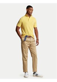 Polo Ralph Lauren Polo Core Replen 710795080 Żółty Slim Fit. Typ kołnierza: polo. Kolor: żółty. Materiał: bawełna