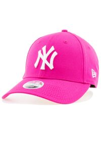 Czapka New Era 9Forty K Fashion NYY 11157578 - różowa. Kolor: różowy. Materiał: bawełna, materiał. Wzór: haft. Styl: klasyczny, casual, elegancki #1