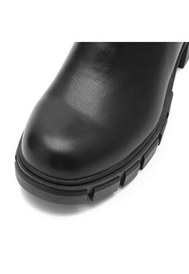 DeeZee Botki WS5575-05 Czarny. Kolor: czarny. Materiał: materiał