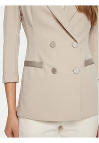Imperial Marynarka JU25IAW Beżowy Slim Fit. Kolor: beżowy. Materiał: syntetyk #4