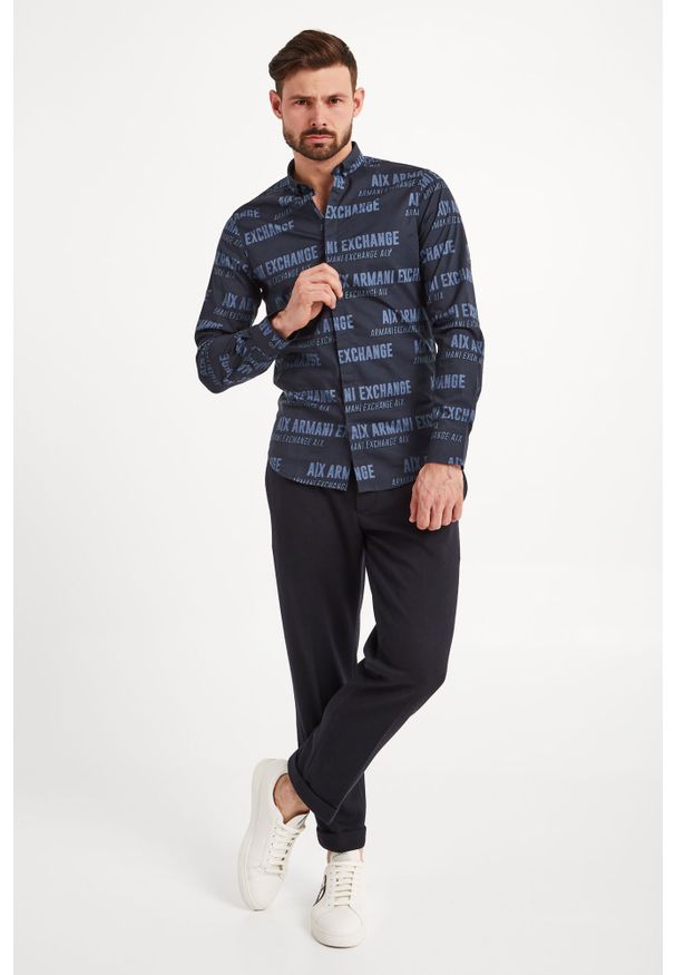 Armani Exchange - KOSZULA ARMANI EXCHANGE. Okazja: na co dzień. Styl: casual, elegancki