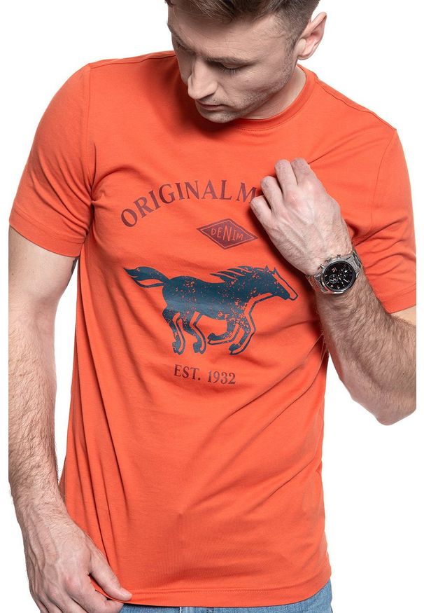 Mustang - MUSTANG T SHIRT Logo Tee 1009940 7105