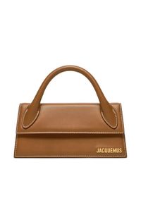 JACQUEMUS Torebka Le Chiquito Long 213BA004-3072 Brązowy. Kolor: brązowy. Materiał: skórzane