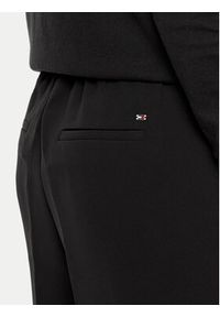 TOMMY HILFIGER - Tommy Hilfiger Chinosy WW0WW45450 Czarny Slim Fit. Kolor: czarny. Materiał: syntetyk