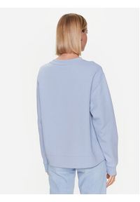 Calvin Klein Curve Bluza Inclu Micro Logo K20K205472 Niebieski Regular Fit. Kolor: niebieski. Materiał: bawełna #4