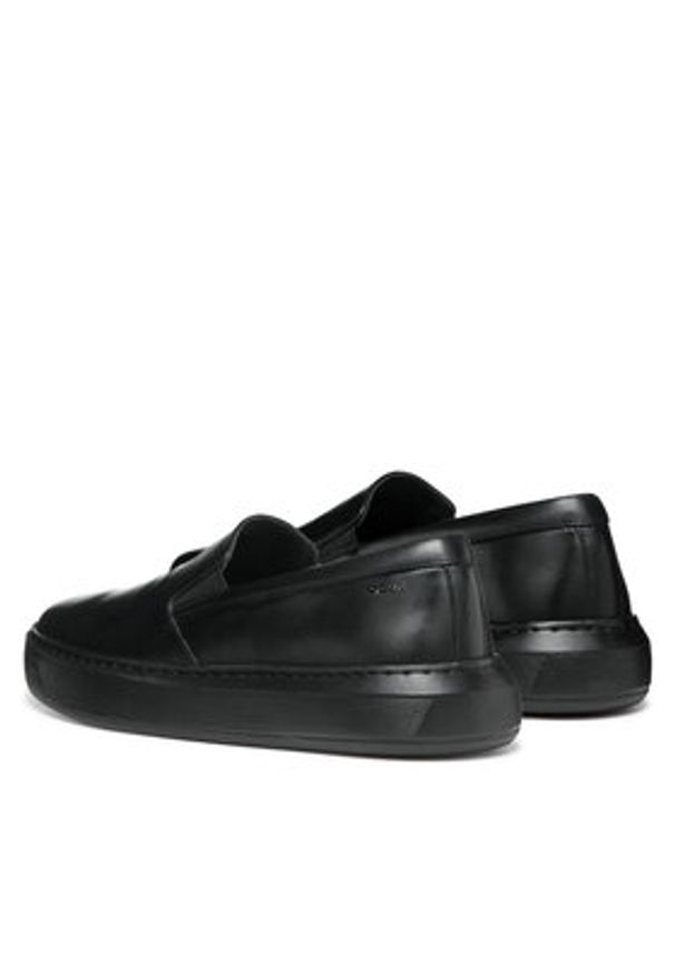 Geox Tenisówki U Deiven U555WB 00043 C9999 Czarny. Kolor: czarny. Materiał: skóra