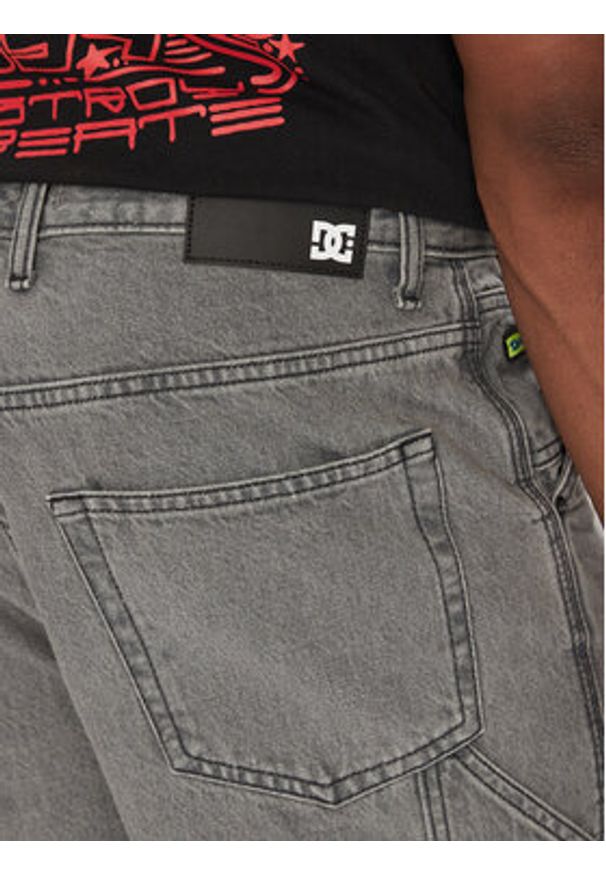 DC Szorty jeansowe Carpenter Baggy Short Rmg ADYS03019 Szary Baggy Fit. Kolor: szary. Materiał: bawełna