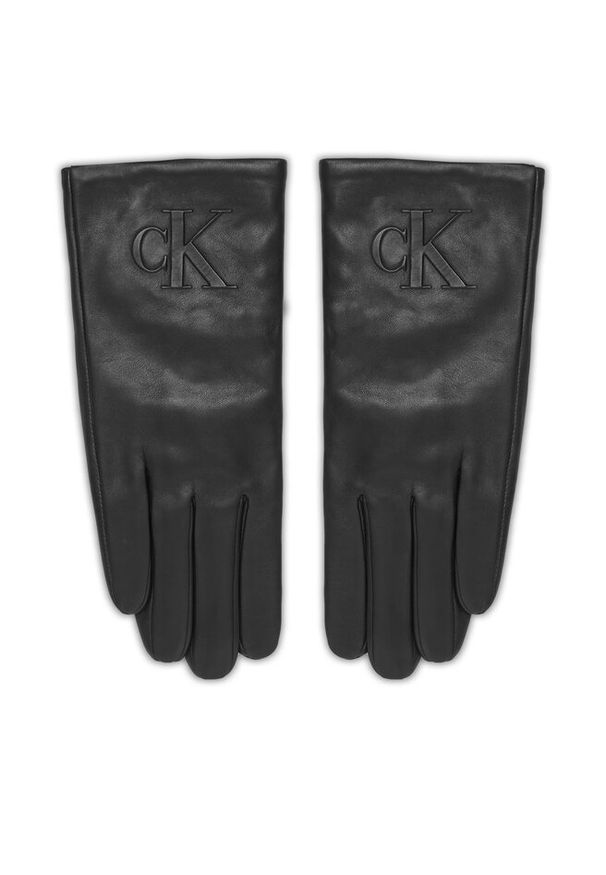 Rękawiczki Damskie Calvin Klein. Kolor: czarny