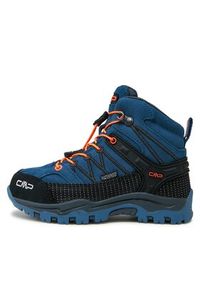 CMP Trekkingi Kids Rigel Mid Trekking Shoe Wp 3Q12944 Niebieski. Kolor: niebieski. Materiał: nubuk, skóra. Sport: turystyka piesza