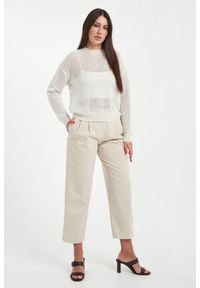 Sweter damski ażurowy z cekinami PESERICO. Wzór: ażurowy #4