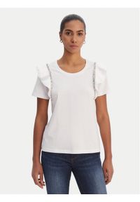 Fracomina Bluzka FR26ST3039J40001 Écru Regular Fit. Materiał: bawełna #1