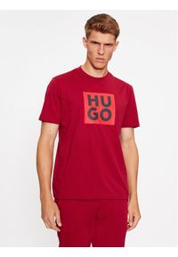 Hugo T-Shirt Daltor 50473891 Czerwony Regular Fit. Kolor: czerwony. Materiał: bawełna #1