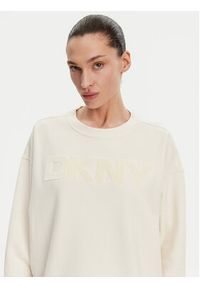 DKNY Bluza DP5T1140 Écru Regular Fit. Materiał: syntetyk