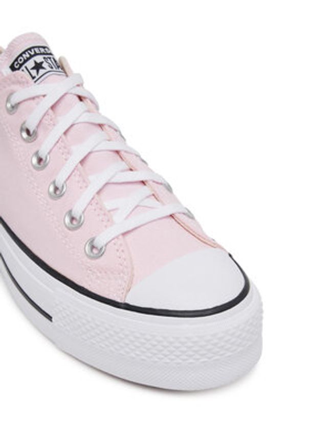 Converse Trampki Chuck Taylor All Star Lift Platform A11875C Różowy. Kolor: różowy. Materiał: materiał. Obcas: na platformie