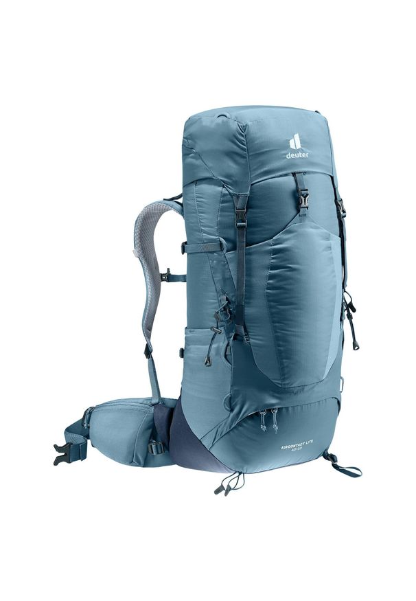 Plecak trekkingowy Deuter Aircontact Lite 40 + 10 - atlantic/ink. Kolor: niebieski. Styl: sportowy