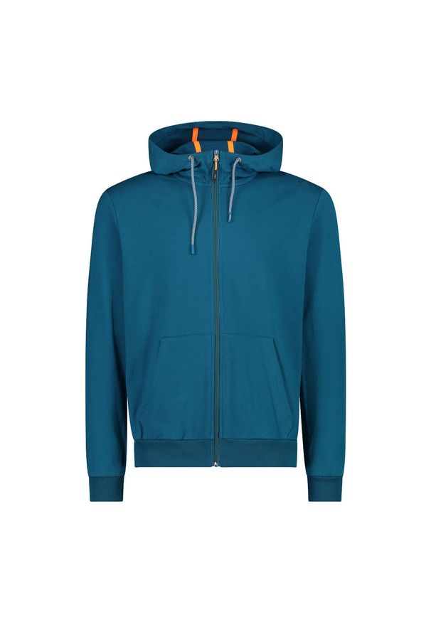 Bluza z kapturem CMP. Okazja: na co dzień. Typ kołnierza: kaptur. Kolor: niebieski. Styl: casual, sportowy. Sport: fitness, turystyka piesza