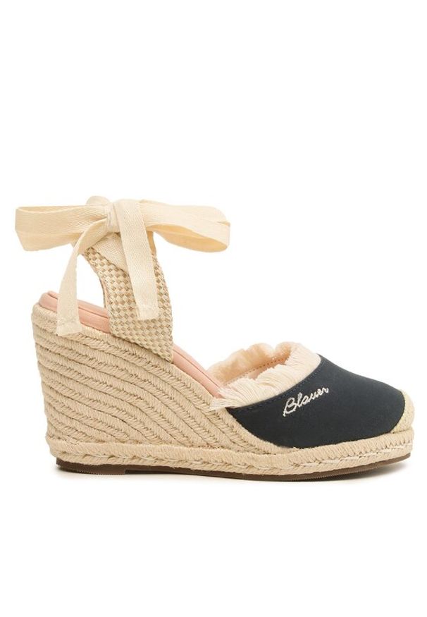 Blauer Espadryle S3WELLS01/CAN Granatowy. Kolor: niebieski. Materiał: materiał