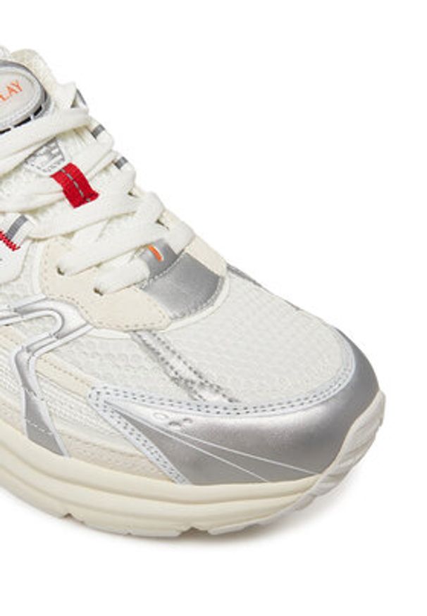 Replay - REPLAY Sneakersy GMSD5 .000.C0002T Biały. Kolor: biały. Materiał: materiał