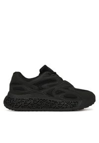 Guess Sneakersy FLTSWA LEA12 Czarny. Kolor: czarny. Materiał: skóra