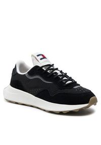 Tommy Jeans Sneakersy Tjw Retro Runner EN0EN02491 Czarny. Kolor: czarny. Materiał: skóra, zamsz #6