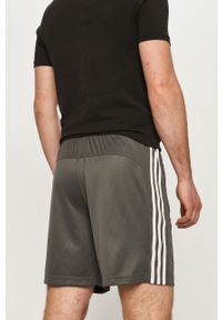 Adidas - adidas Szorty GM2146 męskie kolor szary. Okazja: na co dzień. Kolor: szary. Styl: casual #2