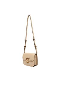 Pinko - PINKO Torebka Love Box Bag Fl Mini PE 25 PLTT 104297 A26L Beżowy. Kolor: beżowy. Materiał: skórzane
