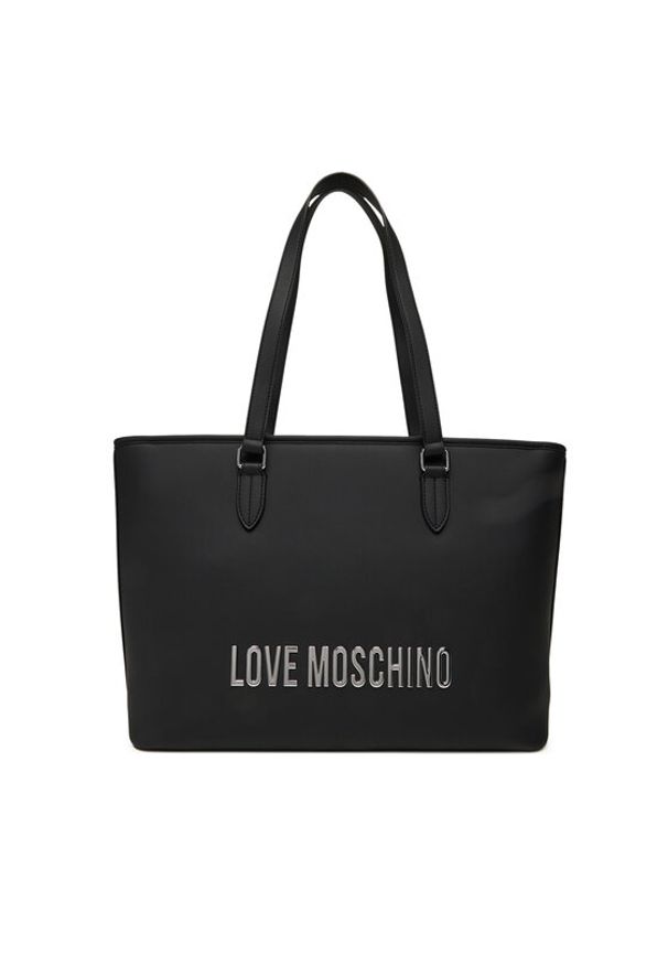 Love Moschino - LOVE MOSCHINO Torebka JC4190PP1NKD000B Czarny. Kolor: czarny. Materiał: skórzane