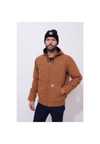 Kurtka męska zimowa Carhartt Washed Duck Active Jacket. Kolor: brązowy. Sezon: zima