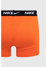 Nike bokserki (3-pack) męskie kolor pomarańczowy. Kolor: pomarańczowy. Materiał: tkanina, włókno, skóra #5