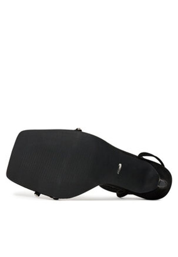 DeeZee Sandały FA3641-8 Czarny. Kolor: czarny. Materiał: materiał