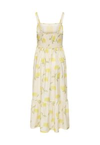 only - ONLY Sukienka letnia Eve 15350884 Beżowy Regular Fit. Kolor: beżowy. Materiał: wiskoza. Sezon: lato #4