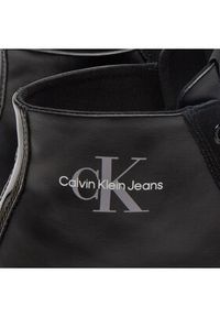 Calvin Klein Jeans Sneakersy Bold Vulc Flatf Mid Mix Ml Mtr YW0YW01491 Czarny. Kolor: czarny. Materiał: materiał #6