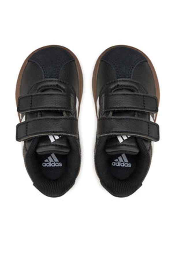 Adidas - adidas Sneakersy Vl Court 3.0 Cf I ID9156 Czarny. Kolor: czarny. Materiał: skóra