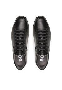 BOSS - Boss Sneakersy Saturn Lowp 50498282 Czarny. Kolor: czarny. Materiał: skóra #9
