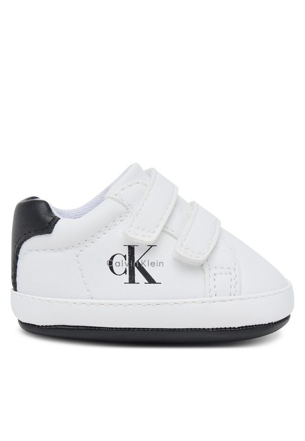 Sneakersy Calvin Klein. Kolor: biały