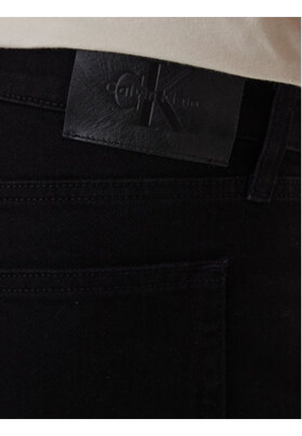 Calvin Klein Jeans Jeansy LV04RF740G Czarny Slim Taper Fit. Kolor: czarny