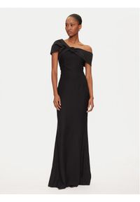 Marciano Guess Sukienka wieczorowa 5GGK11 7300A Czarny Slim Fit. Kolor: czarny. Materiał: satyna, syntetyk. Styl: wizytowy