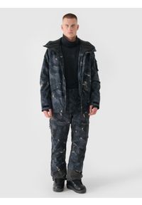 4f - 4F Spodnie snowboardowe membrana 10000 męskie - multikolor XL. Kolor: wielokolorowy. Materiał: dzianina, materiał, tkanina. Wzór: gładki. Sezon: zima. Sport: snowboard