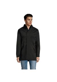 SOL'S - Kurtka Unisex Dla Dorosłych Robyn Z Wyściełaną Podszewką. Kolor: czarny. Sport: turystyka piesza #1