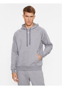 Under Armour Bluza Ua Rival Fleece Hoodie 1379757 Szary Loose Fit. Kolor: szary. Materiał: bawełna