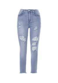 Born2be - Jasnoniebieskie Jeansy Skinny Genirissa. Kolor: niebieski #2