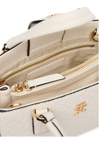 TOMMY HILFIGER - Tommy Hilfiger Torebka Th Daily Mini Tote Mono AW0AW18416 Biały. Kolor: biały. Materiał: skórzane #6