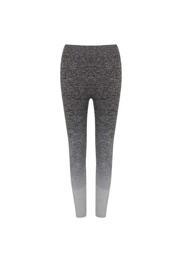 TOMBO - Legginsy Bezszwowe Damskie Fade. Kolor: szary. Sport: turystyka piesza