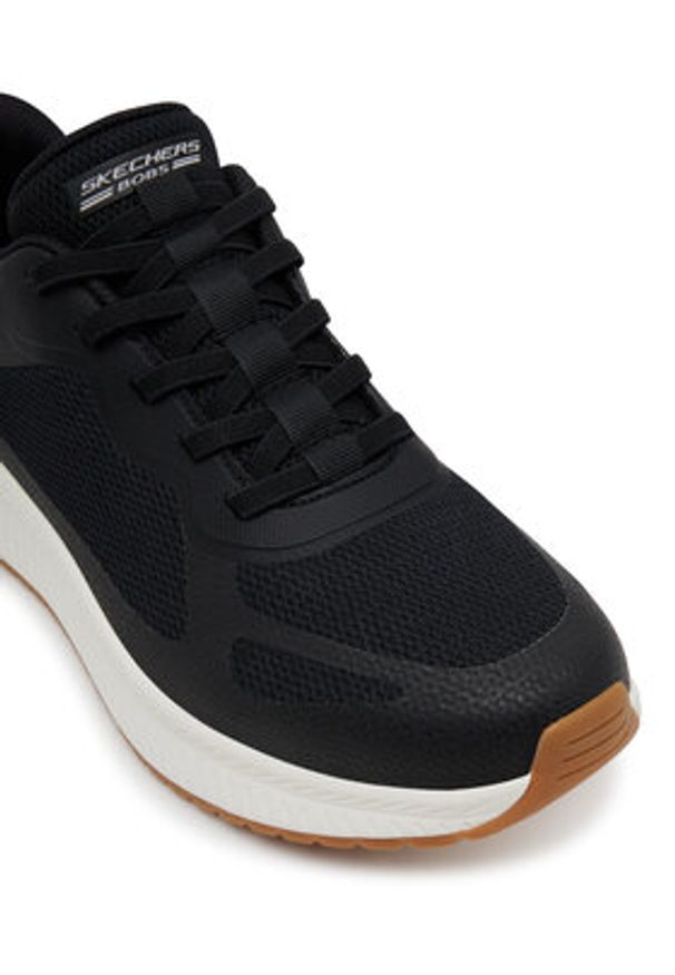 skechers - Skechers Sneakersy Bobs Squad 4- 118423/BLK Czarny. Kolor: czarny. Materiał: materiał