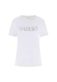 Guess T-Shirt 182375 Biały Classic Fit. Kolor: biały #4