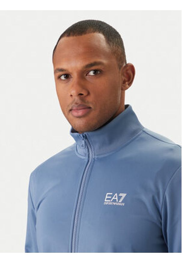 EA7 Emporio Armani Dres 8NPV65 PJHCZ UB064 Niebieski Regular Fit. Kolor: niebieski. Materiał: syntetyk