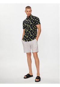 Jack & Jones - Jack&Jones Koszula Sunshade 12249217 Czarny Slim Fit. Kolor: czarny. Materiał: bawełna