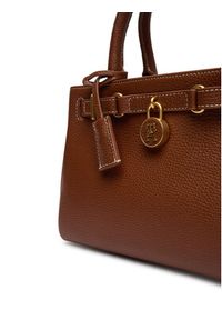 TOMMY HILFIGER - Tommy Hilfiger Torebka American Icon Mini Tote Leather AW0AW17926 Brązowy. Kolor: brązowy. Materiał: skórzane #4