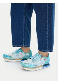 Laura Vita Sneakersy Delphine 06 Granatowy. Kolor: niebieski. Materiał: skóra #5